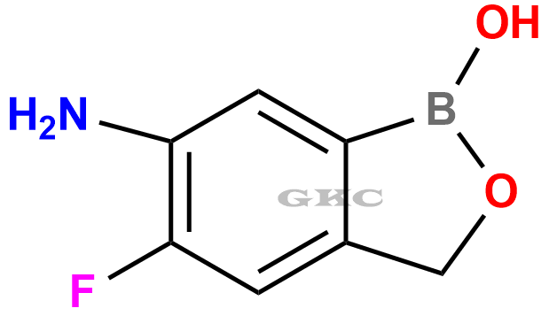 6-amino-5-fluorobenzo[c] [1, 2] oxaborol-1(3H)-ol